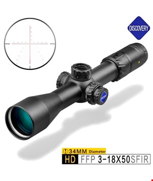 دوربین تفنگ دیسکاوری HD 3-18X50 FFP