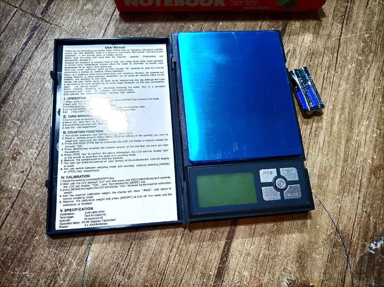 2 کیلوگرمی مدل نوت بوک