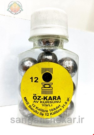 تک گلوله گرد کالیبر 12